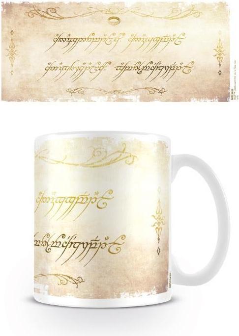 Actual product image Lord of the rings Coffee Mug Ring Inscription (325 ml, 1 x)