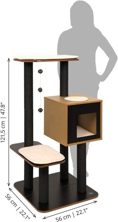 Immagine prodotto Vesper Base V-High (121.50 cm, Marrone, Beige)