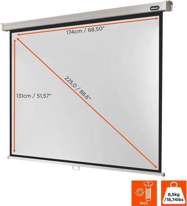 Produktbild Celexon Rollo Professional, Leinwand, 4:3 (88.58", 4:3)