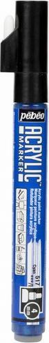 Actual product image Pebeo Acrylic Marker 4mm Medium Round Tip (Cyan blue, 4 mm)