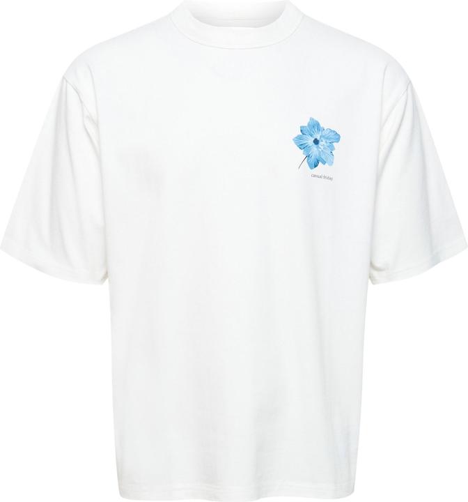 Casual Friday CFTue relaxed tee with chest print - 20504712
