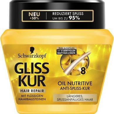 Actual product image Schwarzkopf Gliss Kur Anti-Spliss Oil Nutritive