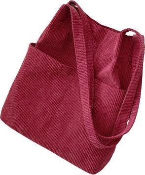 Actual product image Only-Bags.Store Cord Tote Shoulder Bag, Tote Bag, iPad Book Bag, Gift Bag, Tote Bags Aesthetics