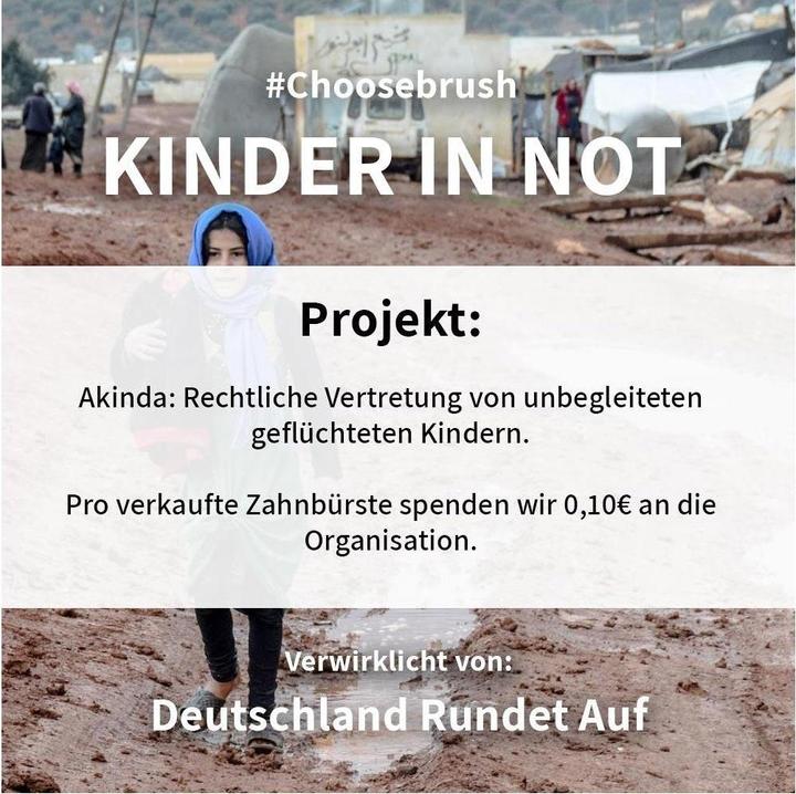 Produktbild Niyok Handzahnbürste Kinder in Not 1 Stück (Weich, 1 x)