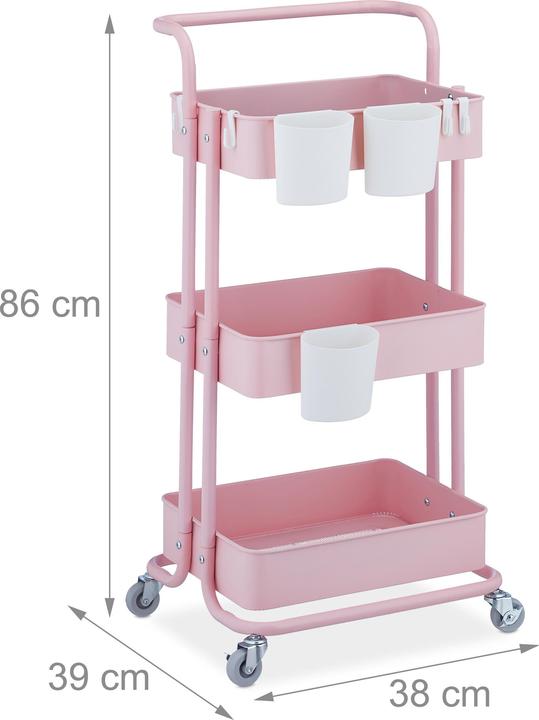 Actual product image Relaxdays Trolley