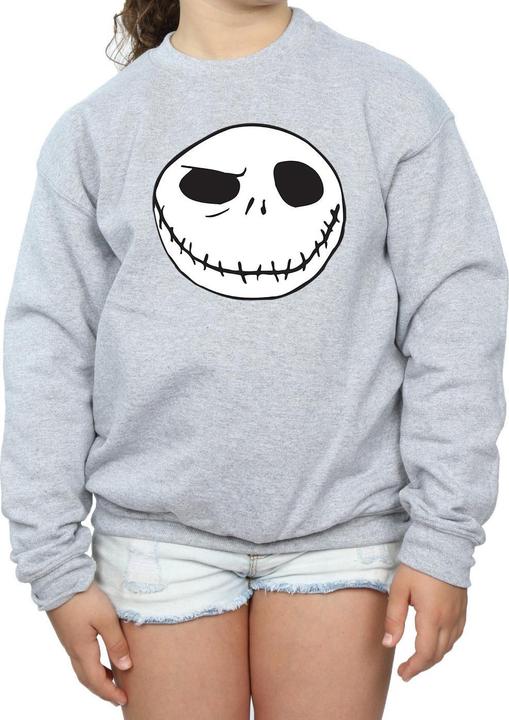 Image du produit Disney - Sweat NIGHTMARE BEFORE CHRISTMAS JACK'S BIG FACE - Fille (152, 158)