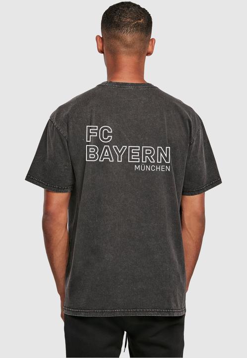 Produktbild FC Bayern München Mia San Mia B/W Acid Washed Heavy Oversize Tee - 115363 (XXL)