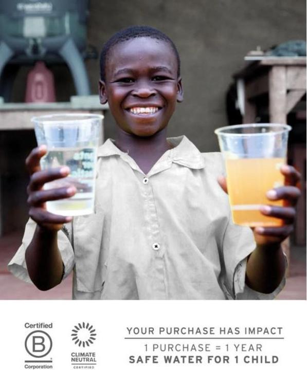 Actual product image LifeStraw Go 2, 1 litre