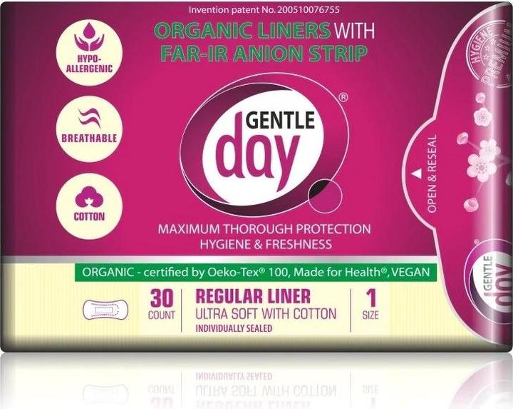 Produktbild Gentle Day Hygienische Einsätze mit Anionengürtel 30 Stcs - sanfter Tag (30 x, Slipeinlagen)