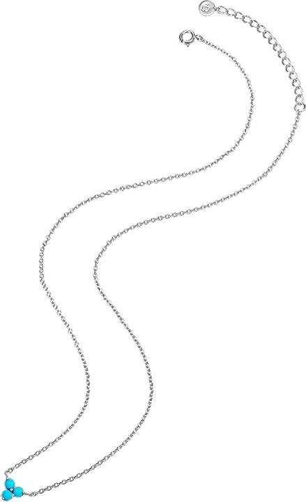 Produktbild Glanzstücke München Damen Sterling Silber Türkis (rek.) silber 40,0 cm Basiskette + 5,0 cm Verlängerung - 28495 (Sterling Silber, 40 - 45 cm)