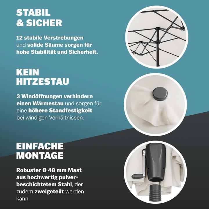 Produktbild Kingsleeve Sonnenschirm XXL (2.70 m)