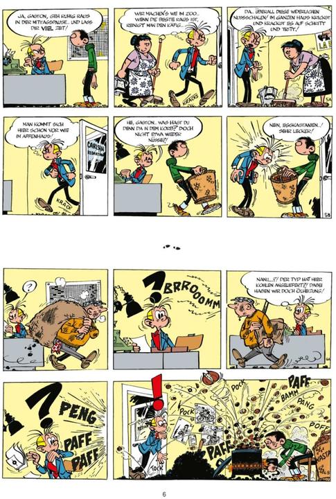 Actual product image Gaston Neuedition 1: Erste Katastrophen (German, André Franquin, 2019)