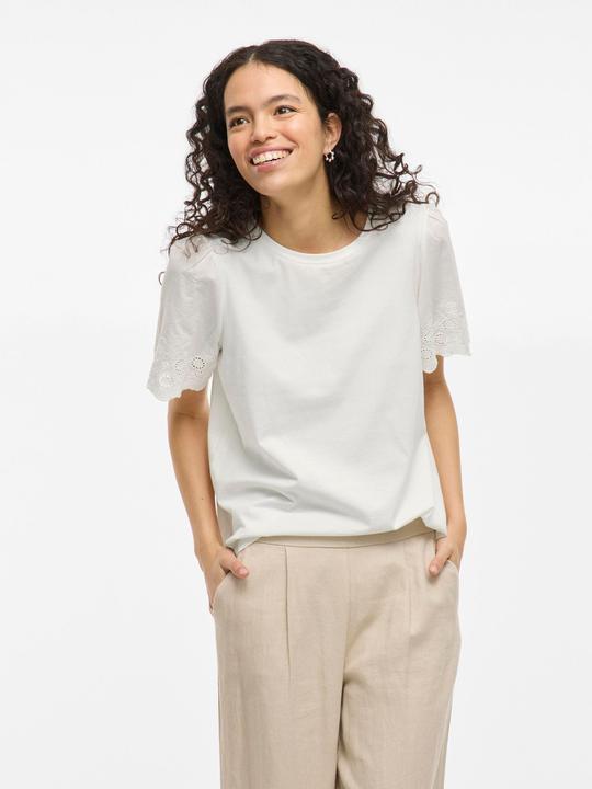 Actual product image Vila VICELIANA Rundhals Oberteil mit kurzen Ärmeln (M)