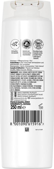 Image du produit Pantene Soins classiques 3en1 (250 ml, Shampoing liquide)