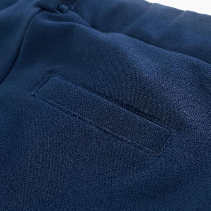Produktbild VidaXL Kinderhose mit Schwarzen Zierleisten Marineblau (128)