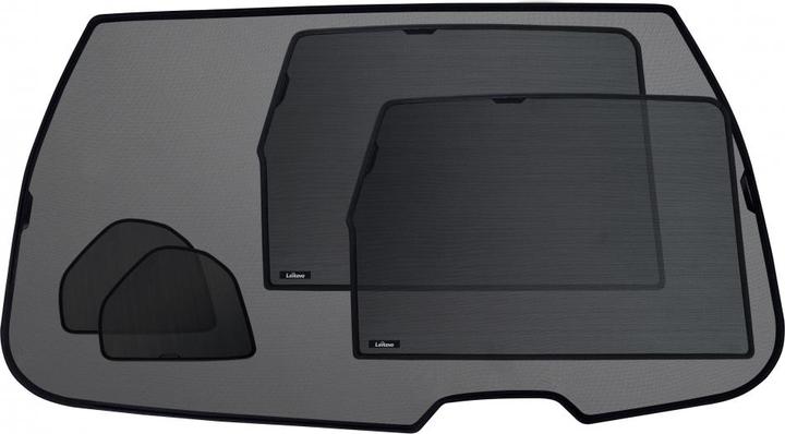 Actual product image Leitovo Sun visors for VW Golf 6 from 2008 to 2012 (3-door)