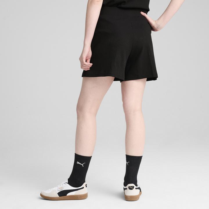 Actual product image Puma ESS ELEVATED High-Rise Rib Shorts 5" (S)