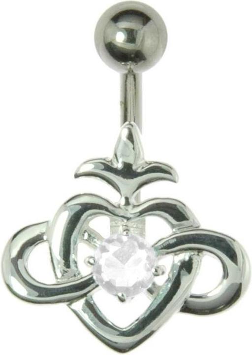 Immagine prodotto Bijouteria Piercing ventre (Cristallo premium, Acciaio chirurgico 316L, Argento 925)
