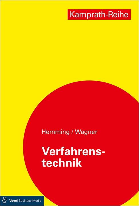 Actual product image Verfahrenstechnik (German, Walter Wagner, Werner Hemming, 2017)
