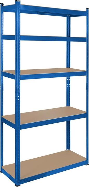 Produktbild Rebel Metallregal 180x90x40 blau (41 x 92 x 6 cm)
