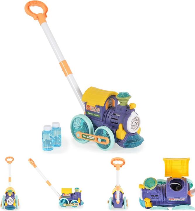 Image du produit Moni jouet à pousser train bulles