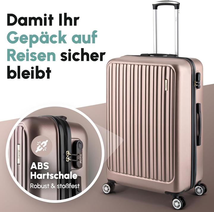 Produktbild Easy Move Ergonomischer Hartschalenkoffer mit Zahlenschloss (72 l, M (50 - 90l))