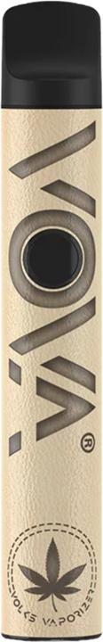 Actual product image VOVA Portable Dry Herb Vaporiser Cream Leather