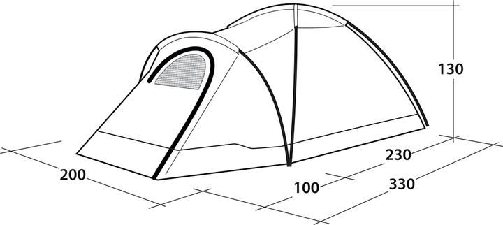 Produktbild Outwell Cloud 3 (Kuppelzelt, 5.20 kg, 3 Personen)
