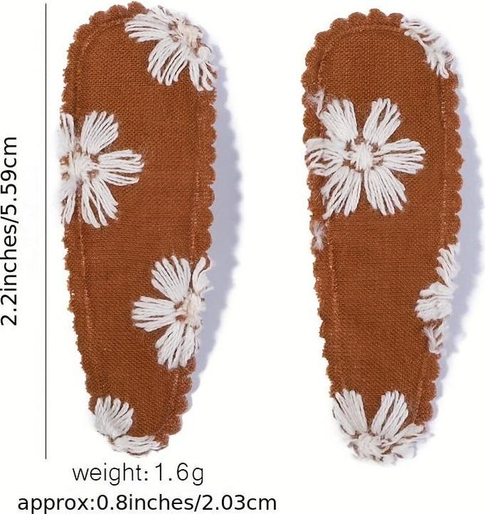 Actual product image Activity Board 10 Stück Baby gestreifte karierte florale Haarspangen, dekorativer Haarschmuck (10 pcs.)