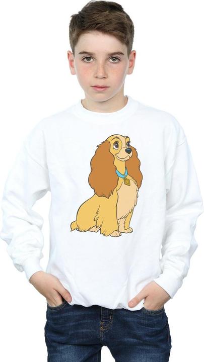 Immagine prodotto Disney Lady And The Tramp Lady Spaghetti Heart Felpa Ragazzi (140, 146)
