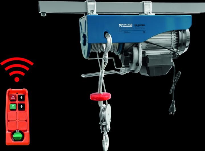 Actual product image Proton Electric SW-999MRC cable winch with wireless remote control