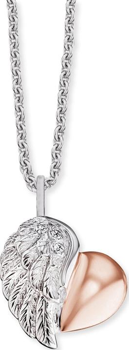 Image du produit Engelsrufer Collier Aile de coeur (Argent 925, 44 cm)