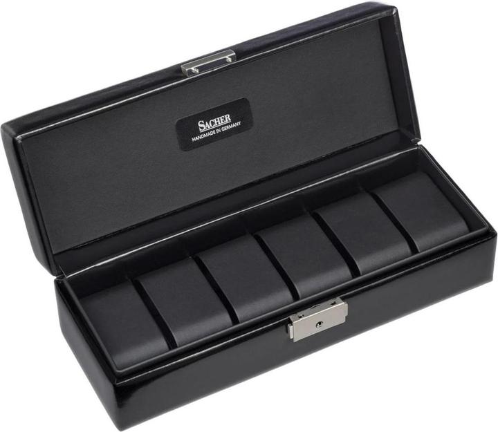 Sacher 2017.2904N04 - Uhrenetui für 6 Uhren black exclusive schwarz