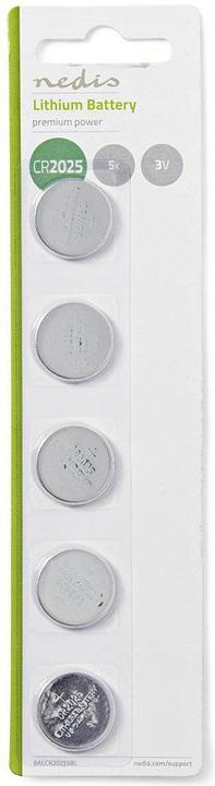 Produktbild Nedis Lithium-Knopfbatterie CR2 025 3 V 5 Stück (5 Stk., CR2025)