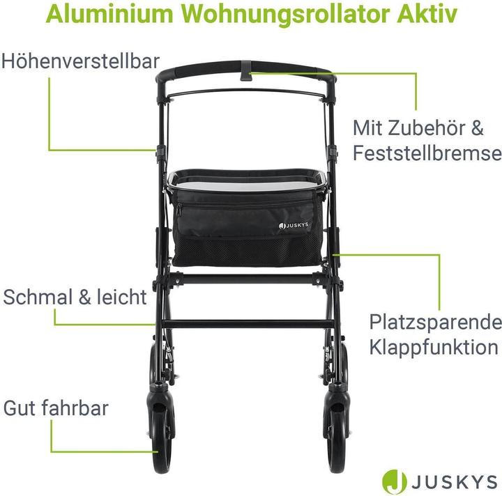 Actual product image Juskys Aluminium Wohnungsrollator