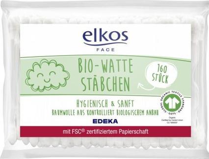 Image du produit Elkos Recharge de cotons-tiges bio 160 ST