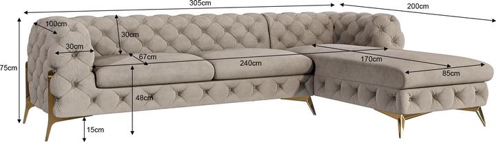 Produktbild Ropez Chelsea Bis (Ecksofa)