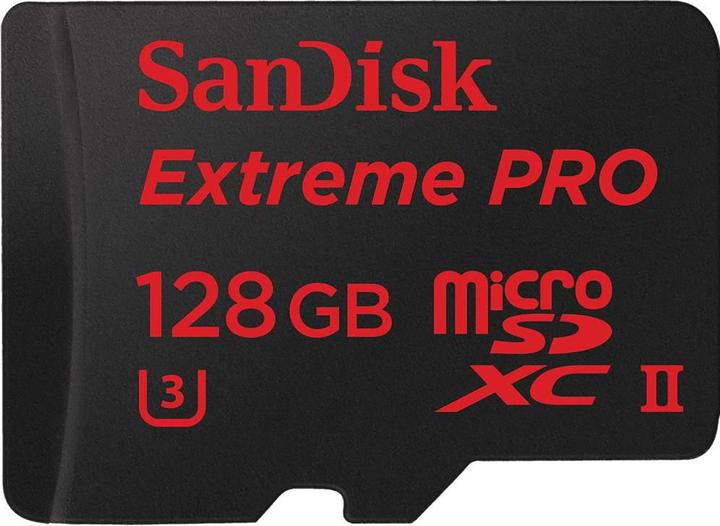 Produktbild SanDisk Extreme Pro microSD mit USB 3.0 Reader (128 GB, microSDXC, U3, UHS-II)