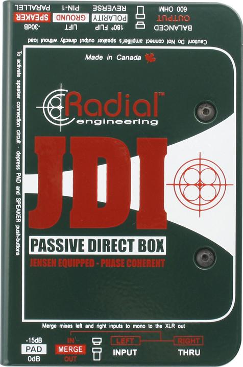 Image du produit Radial JDI passieve DI (Passif, 1 pièce)