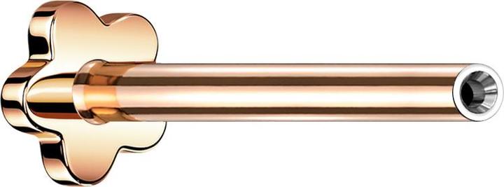 Produktbild Star Piercing Micro Threadless Labret-Stab Blume rosegold (ohne Messing, Titan G23)