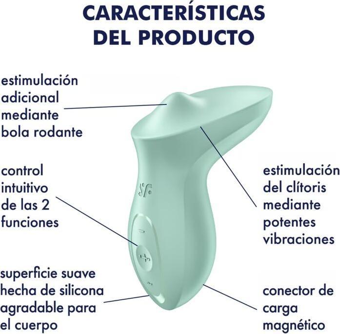 Actual product image Satisfyer Exciterrr | 12.5 cm | lay-on vibrator | clitoral stimulation | stimulating movable