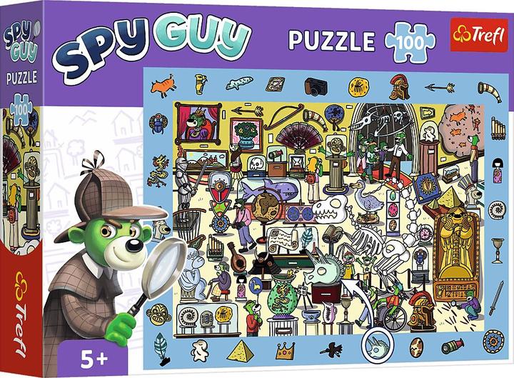 Actual product image Trefl Puzzle 100 - Spy Guy - Museum (100 pieces)