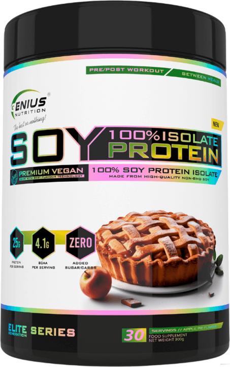 Immagine prodotto Genius Nutrition 100% Proteine isolate della soia (Torta di mele, 1 pz., 900 g)