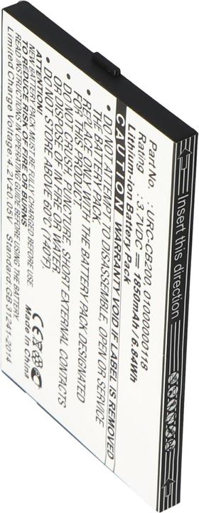 Actual product image AccuCell Battery CB200, CR200 Remote Controller URC-CB200, 010000118 (1 pcs., Device specific, 1850 mAh)