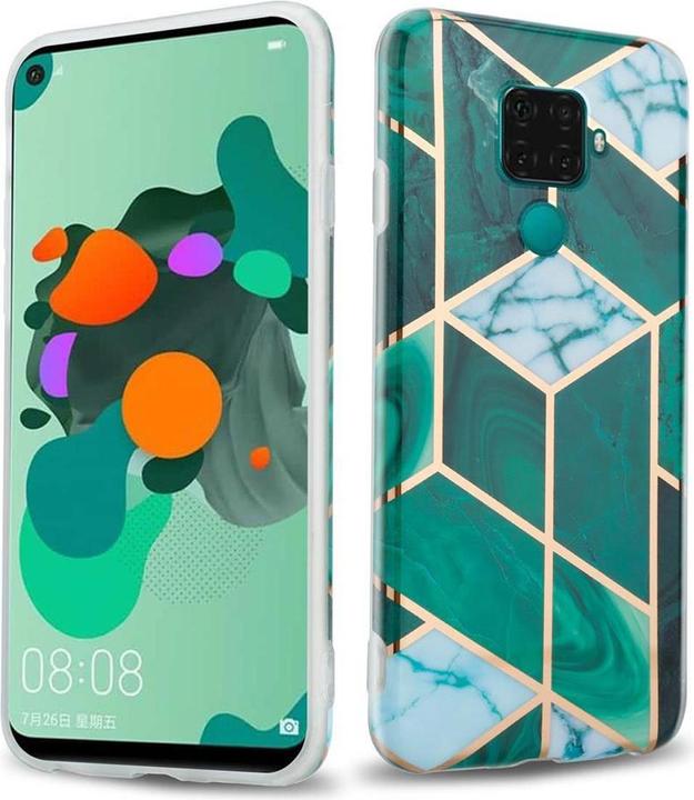 Actual product image Cadorabo IMD TPU Colorful Marble Cover (Mate 30 Lite)