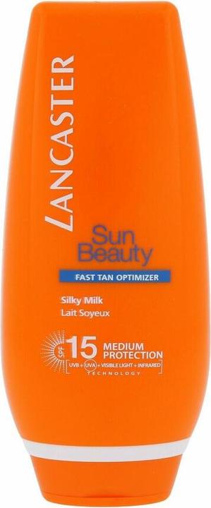 Image du produit Lancaster Sun Beauty - Lait Corporel Optimiseur de Teint Rapide (Crème solaire, SPF 15, 125 ml)