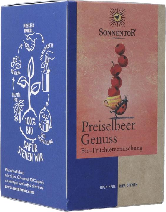 Actual product image Sonnentor Preiselbeer Genuss Tee (2.50 g)