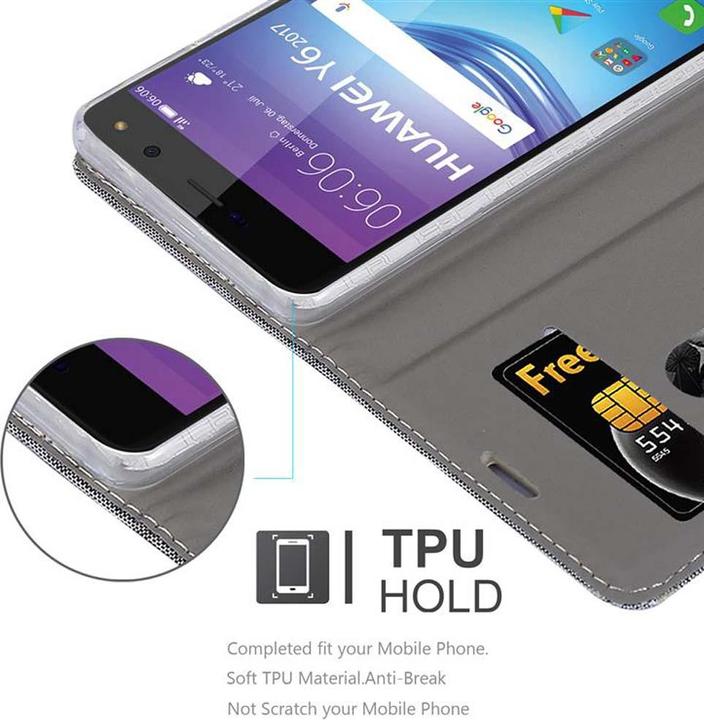 Produktbild Cadorabo Jeans Optik (Huawei Y6 (2017))