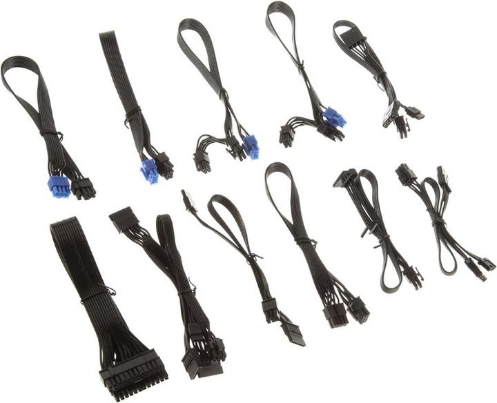 Immagine prodotto Silverstone Set di cavi di alimentazione corti per Strider, nastro piatto