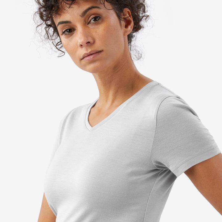 Produktbild Forclaz T-Shirt Damen Merinowolle - Travel500 grau (XL)